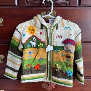 Lucy Iberg sweater, unisex kids size 18 months